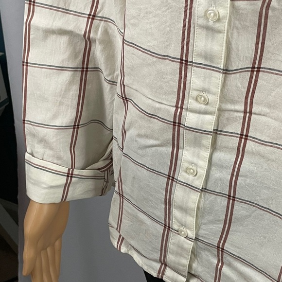 Plaid Long Sleeve Cotton Button Up Shirt
B… - Picture 6 of 6